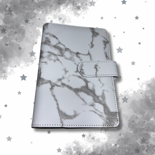 A6 Grey Marble Budget Binder